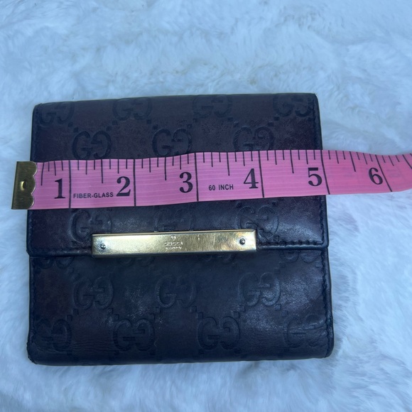 Gucci Brown Leather Wallet - Picture 8 of 11
